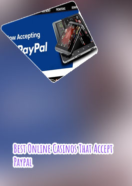 Any online casinos accept paypal