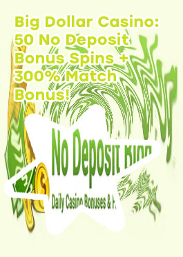 Big dollar casino free spins no deposit