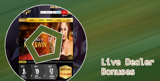 Live casino deposit bonus