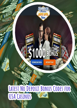 No deposit casino bonus codes usa