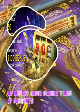 No deposit casino welcome bonus